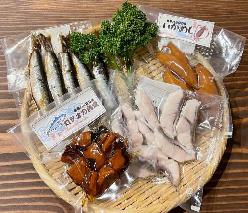 お持ち帰りの品